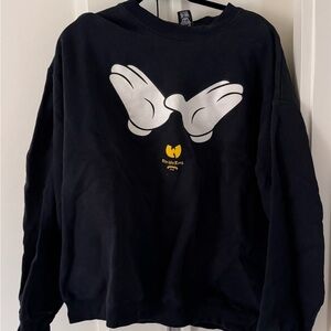 Wu-tang Clan Disney Mickey Mouse hands vintage sweater Original
